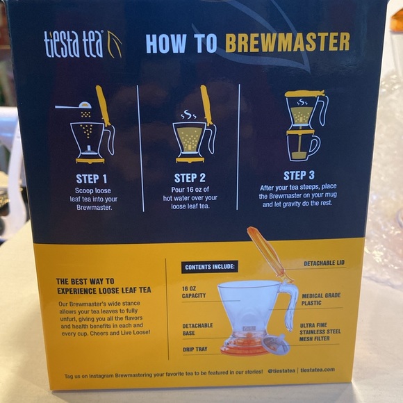 NIB Brewmaster 16 Oz. Loose Tea Infuser - Picture 4 of 5